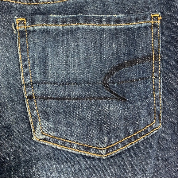 AMERICAN EAGLE Tomgirl Ripped Destroyed Jeans AEO - Picture 8 of 11